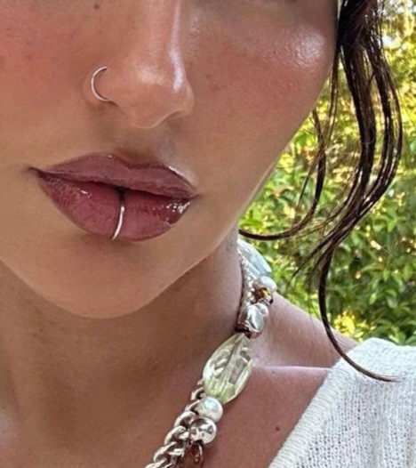 پیرسینگ حلقه کلیکر سیلور(گوش،لب،بینی،سپتوم،اسمایل)