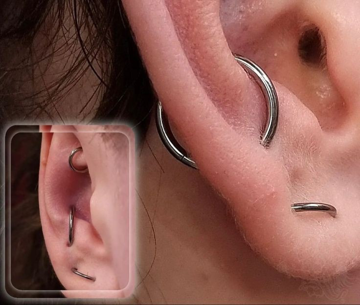 پیرسینگ حلقه کلیکر سیلور(گوش،لب،بینی،سپتوم،اسمایل)