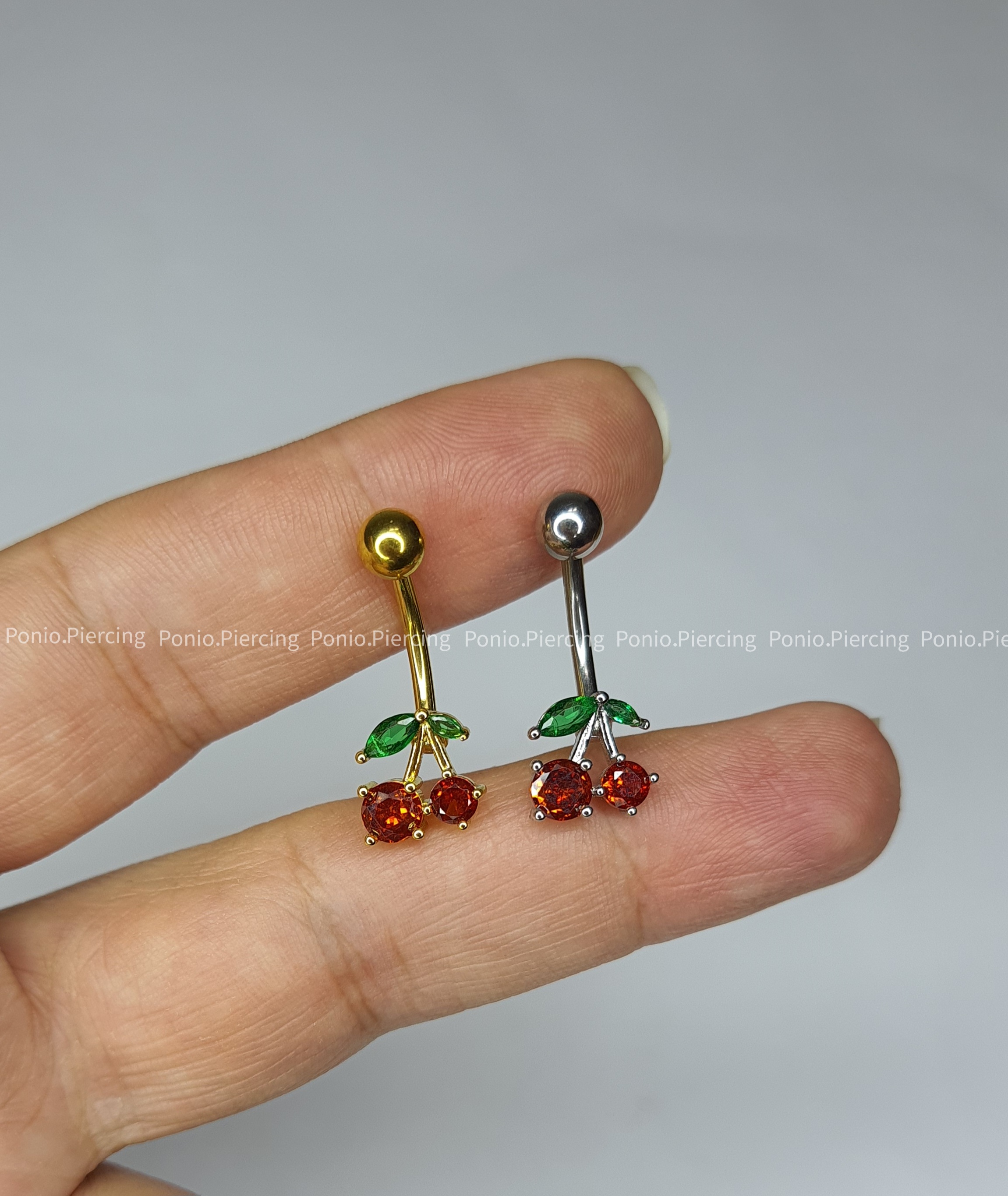پیرسینگ ناف آلبالوگیلاس 🍒