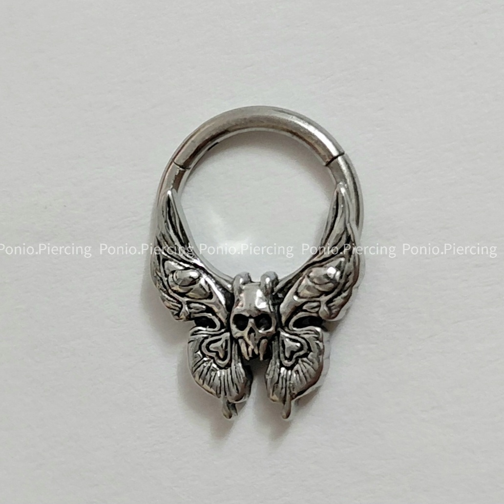 پیرسینگ حلقه ای skullfly (گوش،سپتوم،اسمایل)