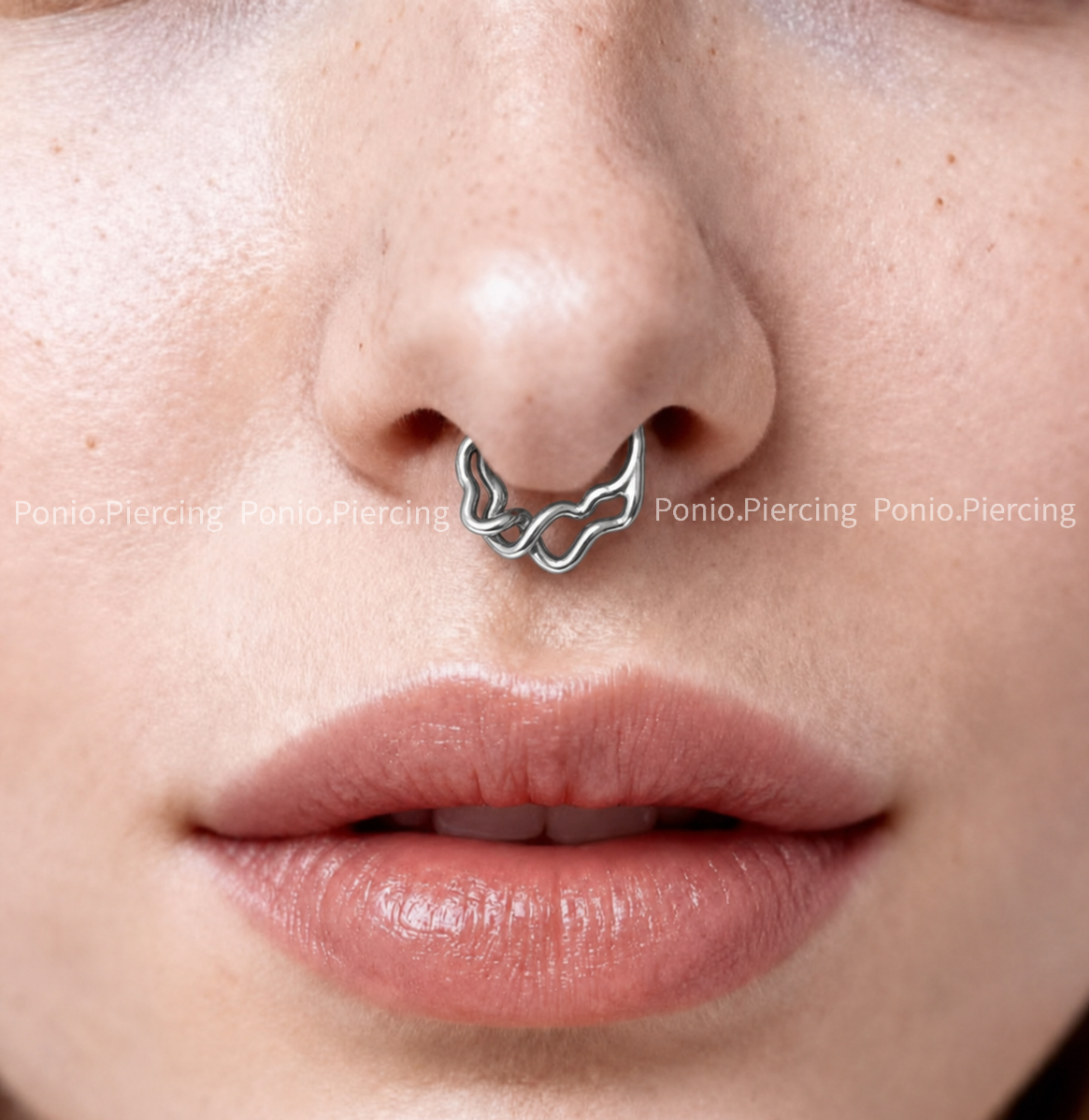 پیرسینگ حلقه هیلدا (گوش،سپتوم،اسمایل)