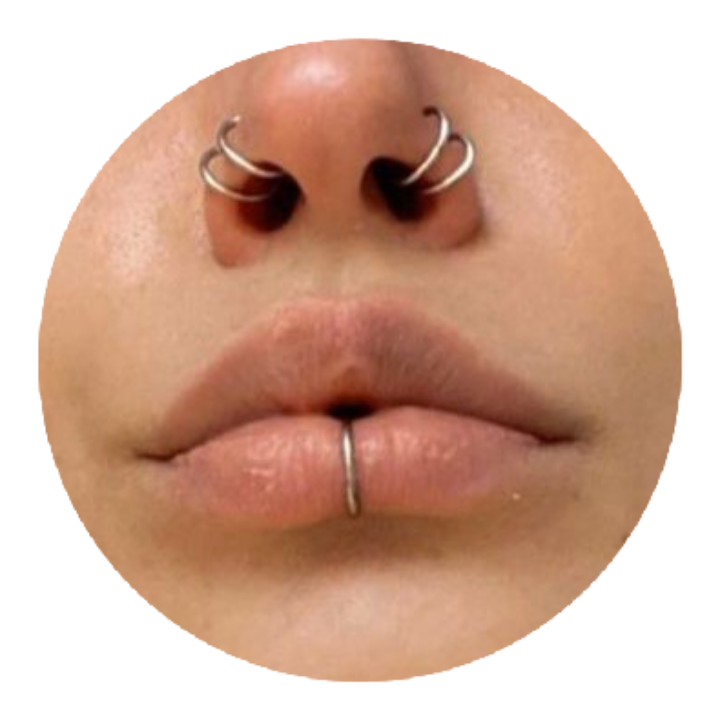 پیرسینگ فیک(لب،بینی،سپتوم،گوش)
