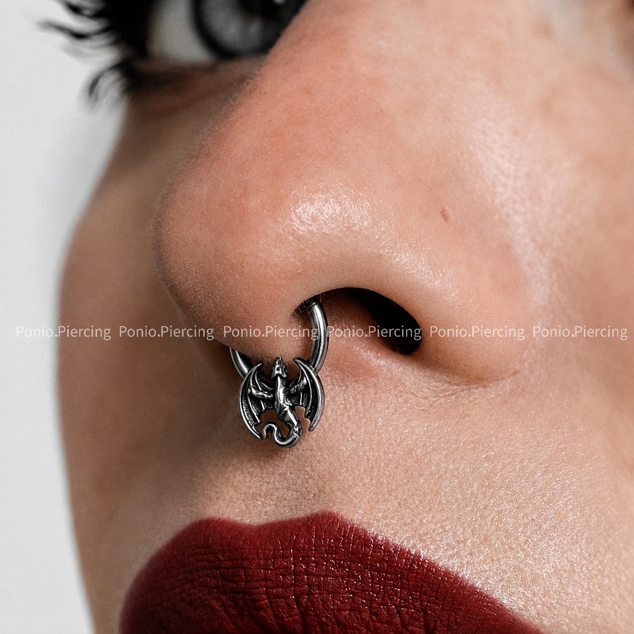 پیرسینگ حلقه دراگون (گوش،اسمایل،سپتوم)